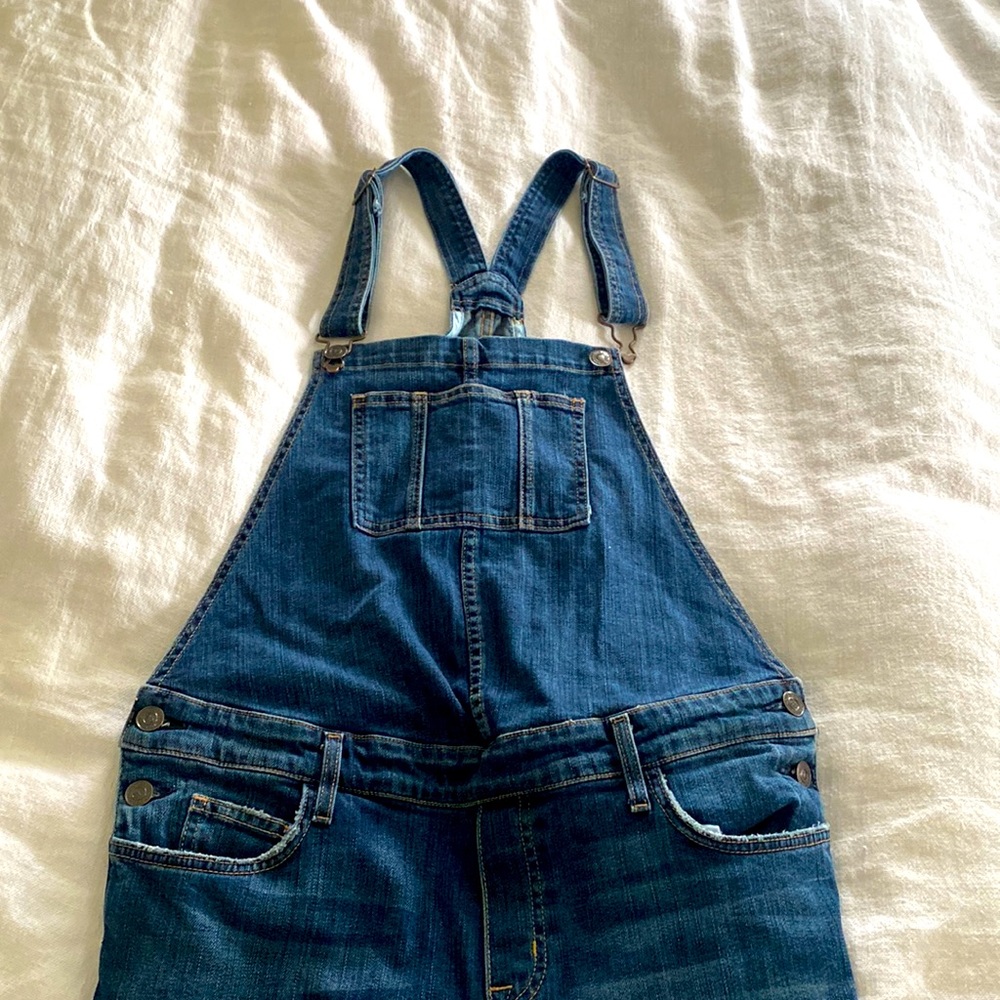 Current Elliot Maternity Overalls size 1. Dark denim.